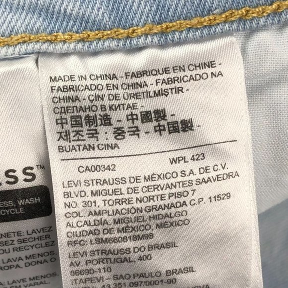 Levi's Premium Women's 501 Skinny High Rise Skinny Leg Jeans Size 30X28‎ $98 NWT - Picture 10 of 12